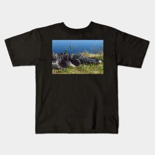 Up close and personal with an Alligator Kids T-Shirt